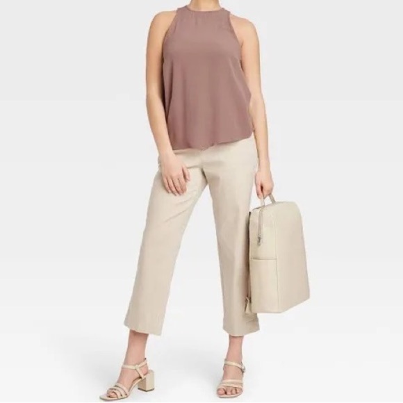 Women's A New Day Tops Racer Back Tank Top - Size Medium - Picture 5 of 8